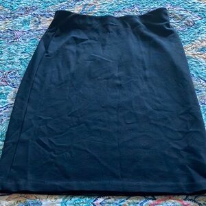 Philosophy Blue Knee-Length Pencil Skirt for Work